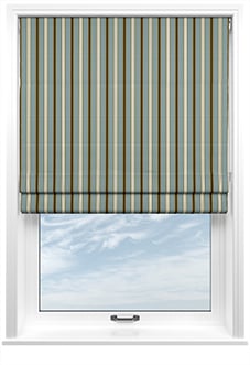 The British Stripe Co. Charles, Derwent No.1 - Roman Blind